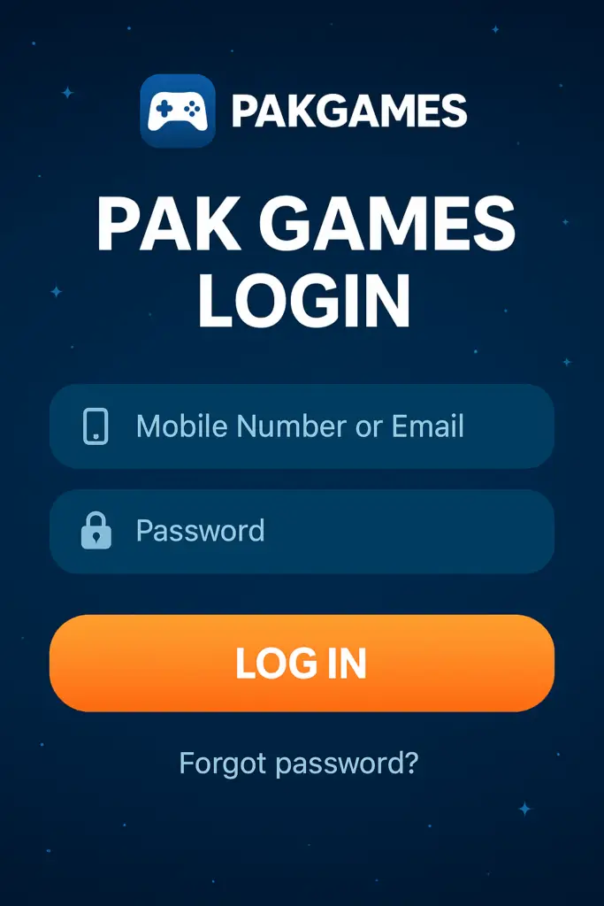 Pak Games login